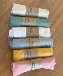 Lençol de elástico para mini berço e berço camping